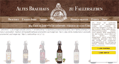 Desktop Screenshot of brauhaus-fallersleben.de